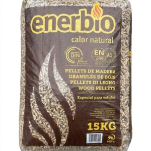 Bancale EnerBio Spagnolo Pellet EnPlus A1- 80 Sacchi da 15Kg Prezzo al sacco 7,89 €